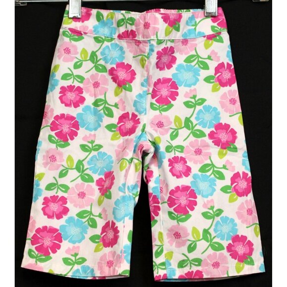 2008 Gymboree Tennis Match Pants sz 18-24 Months Flower Colorful Beach Elastic - Picture 1 of 4